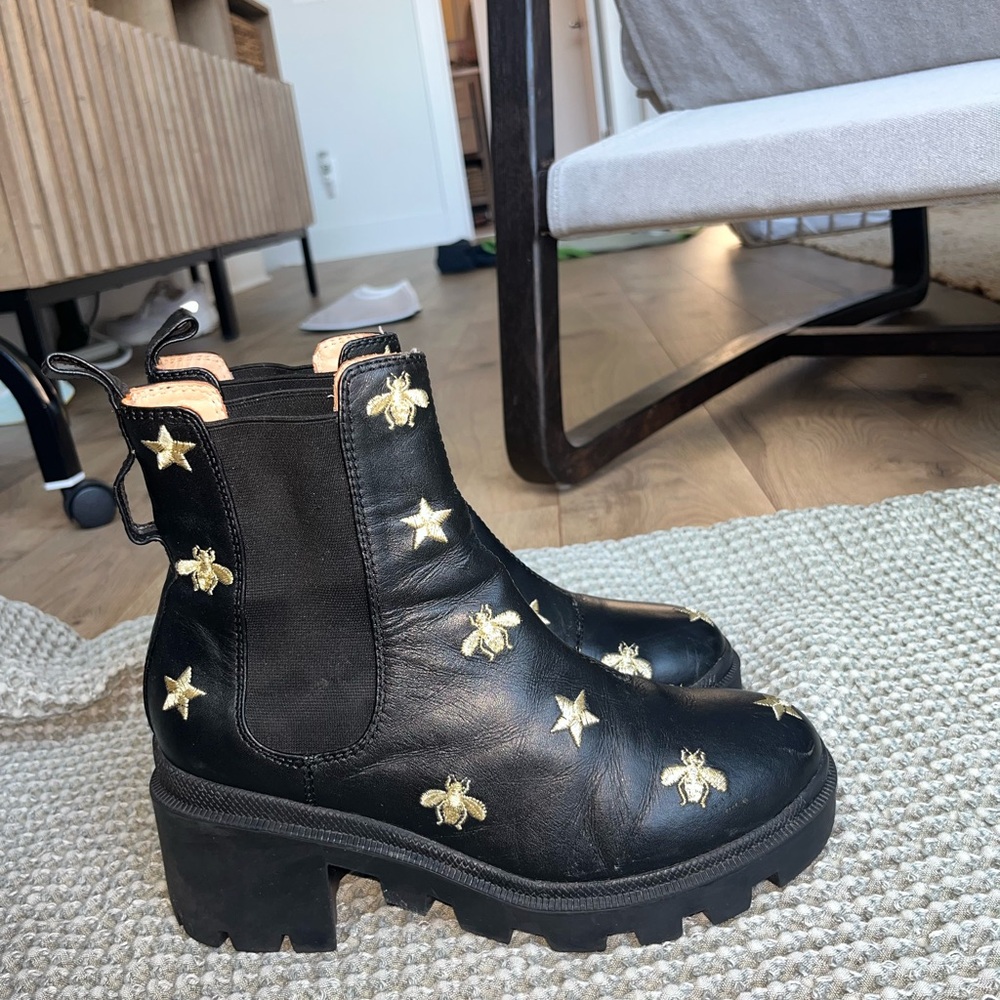 Gucci Boots with Bees and Stars - Picture 6 of 7